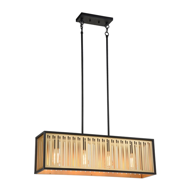 Goldenguild Linear Pendant by Matteo Lighting