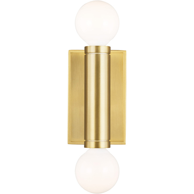 Beckham Modern Double Wall Sconce by Visual Comfort Studio