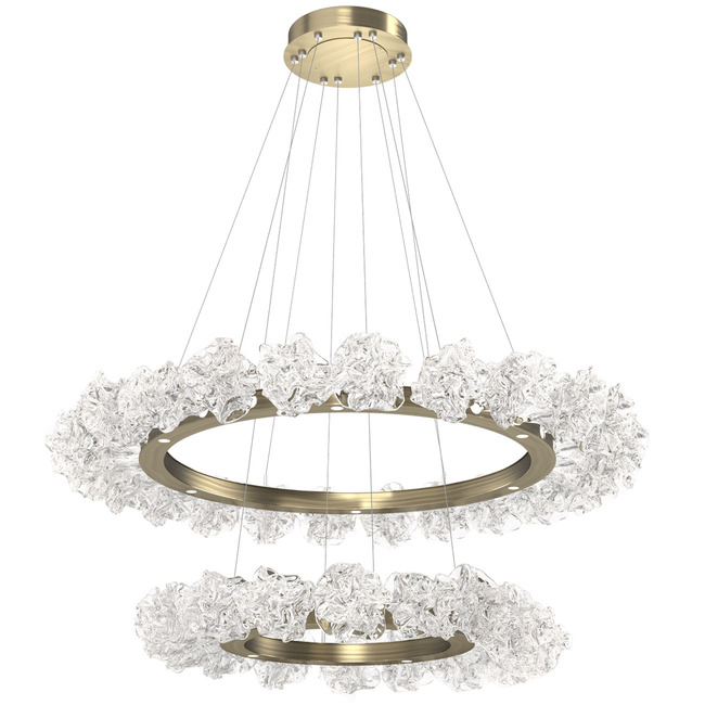 Blossom Two Tier Ring Chandelier  by Hammerton Studio