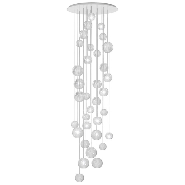Oto Rain Circle Multi Light Pendant by Vistosi