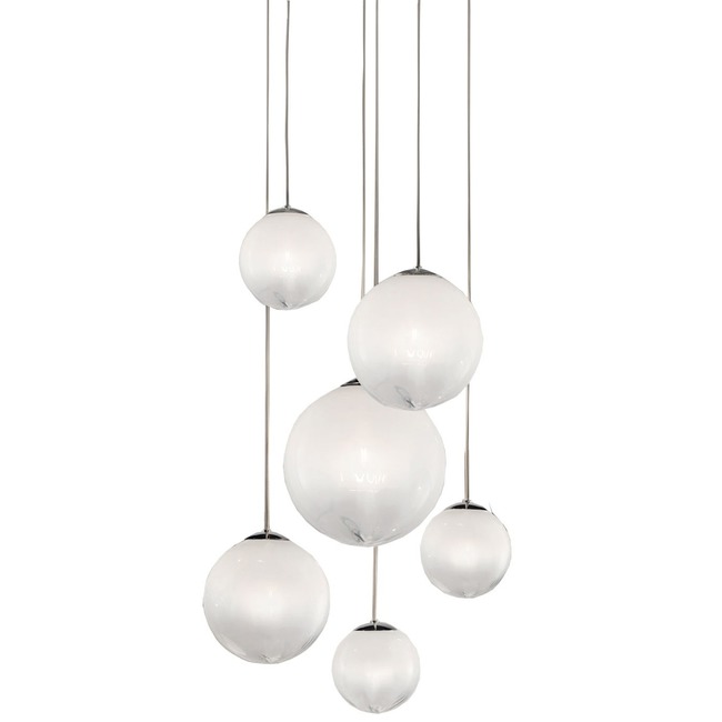 Puppet Round Multi Light Pendant by Vistosi