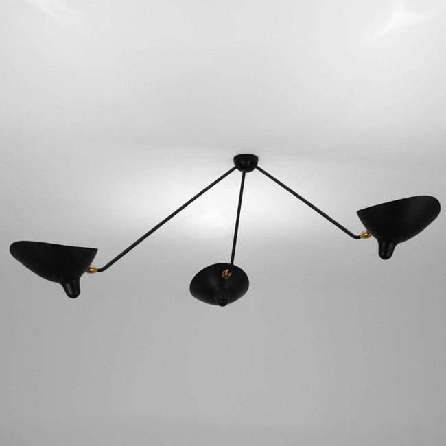 Spider Fixed Chandelier / Ceiling Light by Serge Mouille
