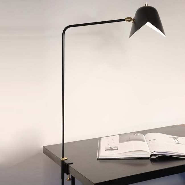 Agrafee Desk Lamp by Serge Mouille