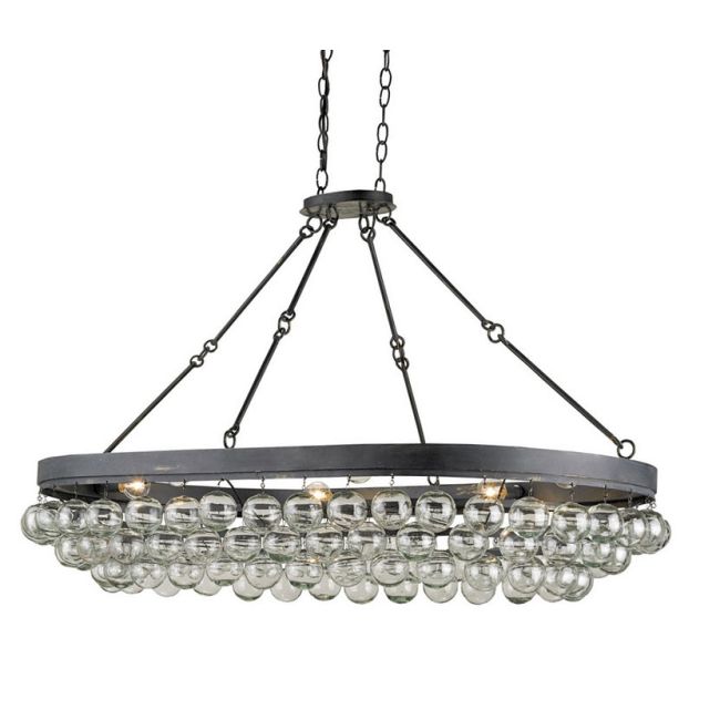 Balthazar Oval Chandelier by Currey and Company