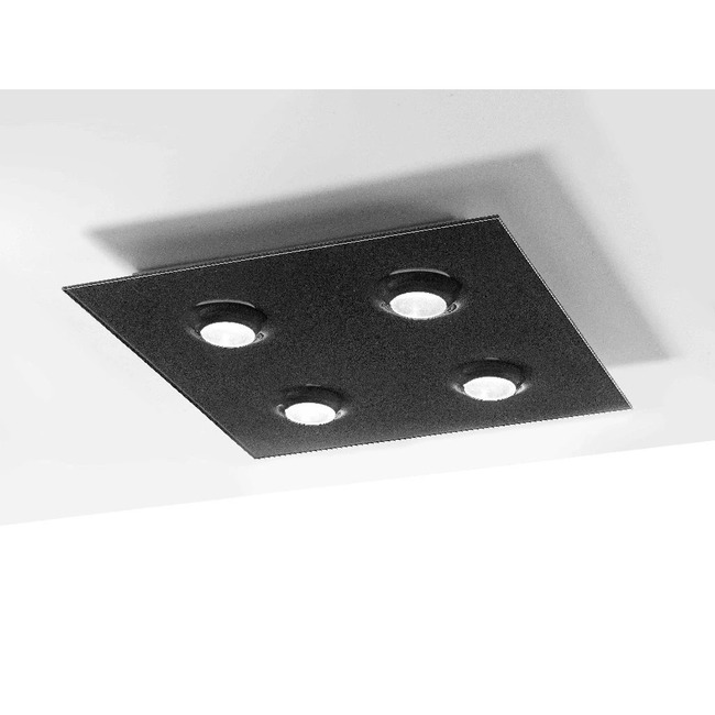 Pois Square Ceiling Light Fixture by Elesi Luce
