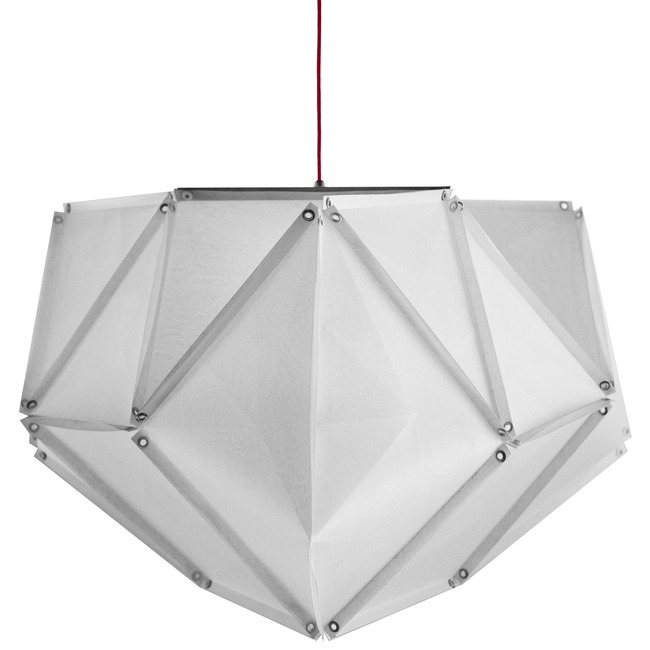 Fold Garnet Pendant by Octavio Amado