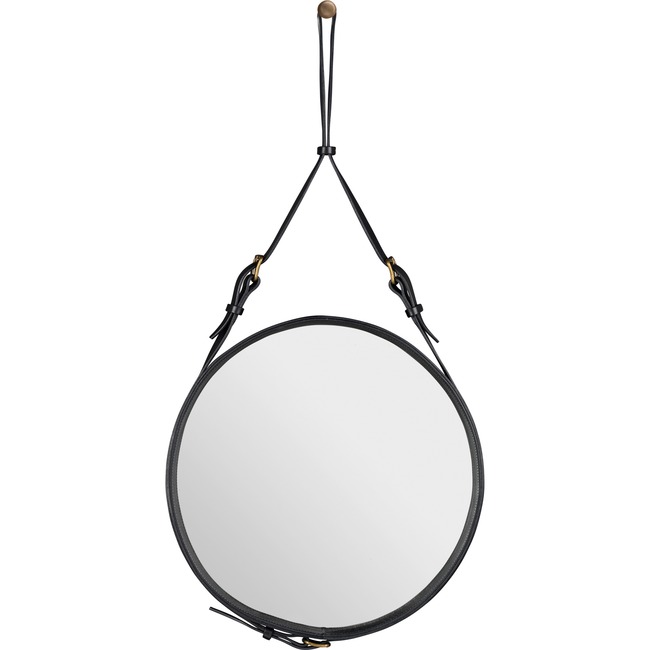 Adnet Round Mirror by Gubi