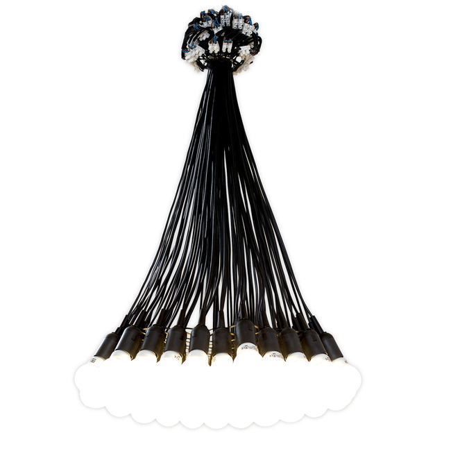 85 Lamps Chandelier by Droog