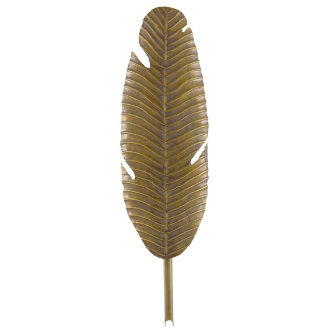 Tropical Leaf Wall Sconce by Currey and Company