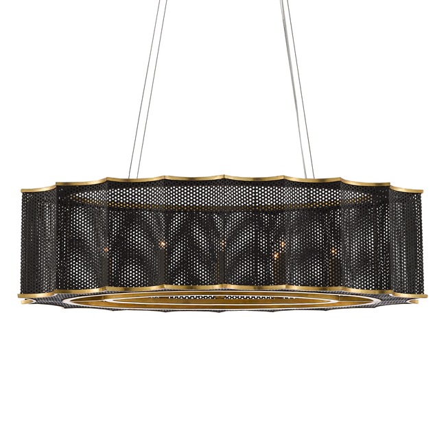 Nightwood Chandelier by Currey and Company