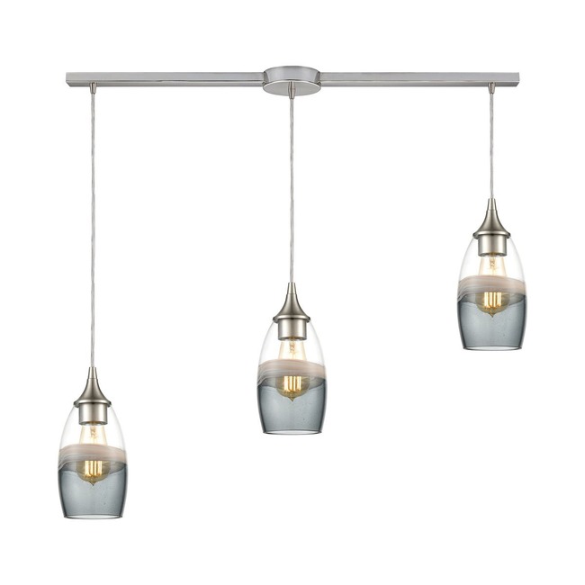 Sutter Creek Smoke Linear Pendant by Elk Home