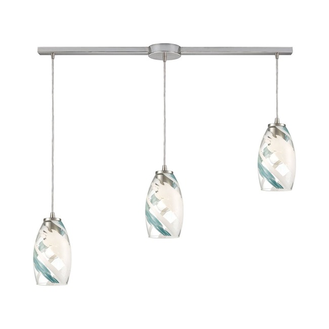 Turbulence Linear Pendant by Elk Home