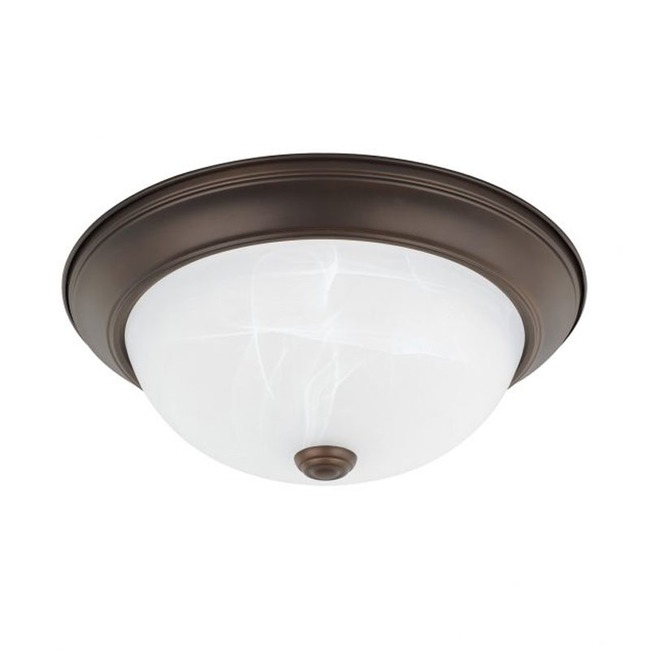 Homeplace Ceiling Light With White Faux Alabaster Glass by Capital Lighting