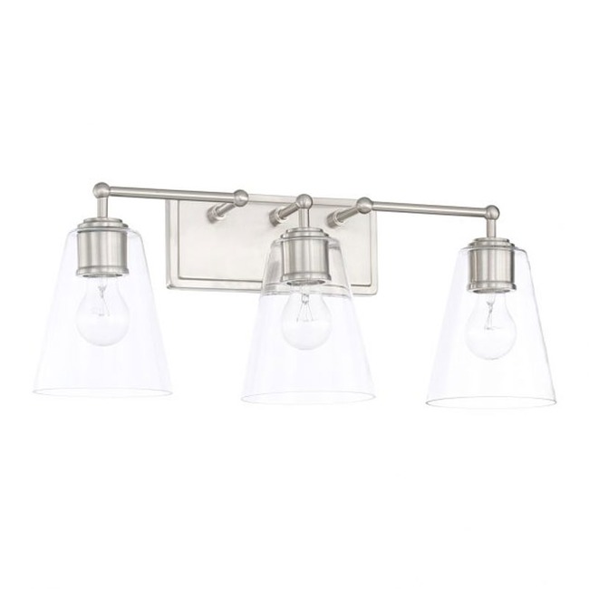 Signature Bathroom Vanity Light With Rectangle Back Plate by Capital Lighting