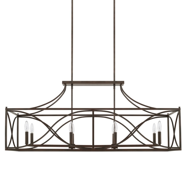 Tybee Rectangular Pendant by Capital Lighting