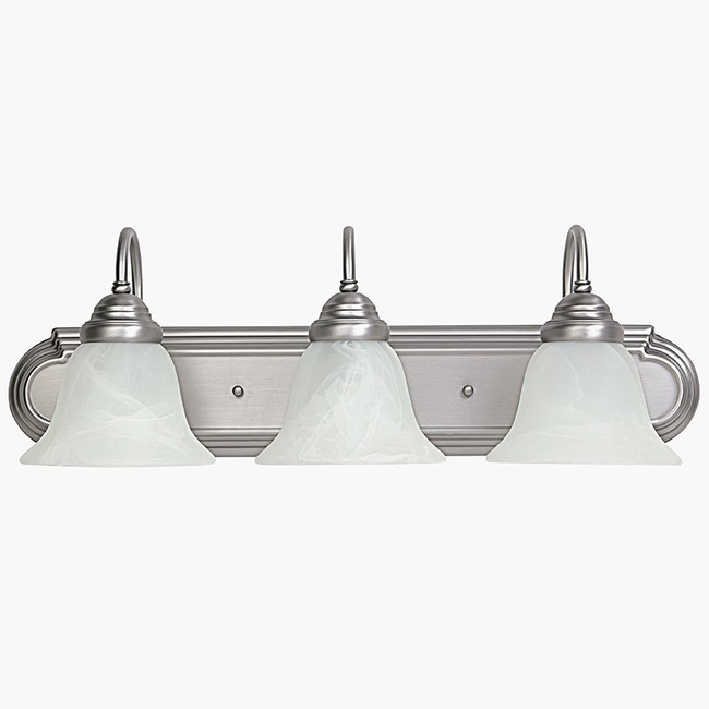 Vintage Matte Nickel Bathroom Vanity Light by Capital Lighting