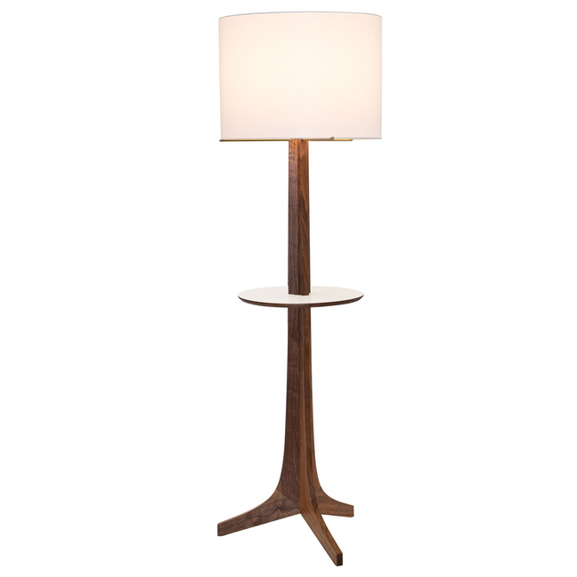 Nauta Floor Lamp with Table by Cerno