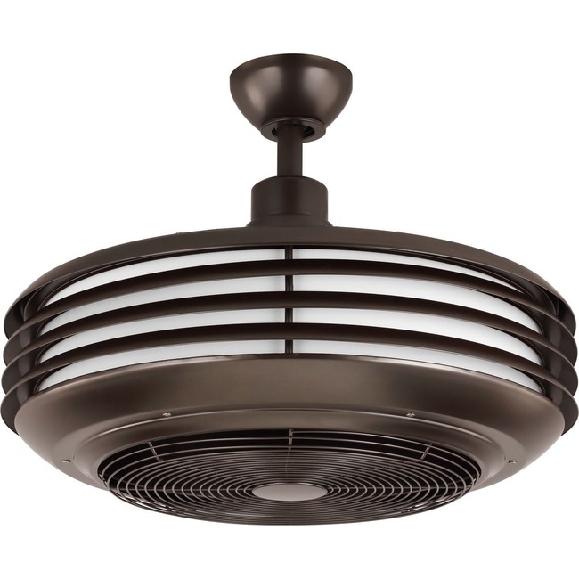 Sanford Enclosed Indoor/Outdoor Ceiling Fan with Light by Progress Lighting