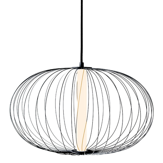 Wireframe Atom Disc Pendant by Modern Lighting