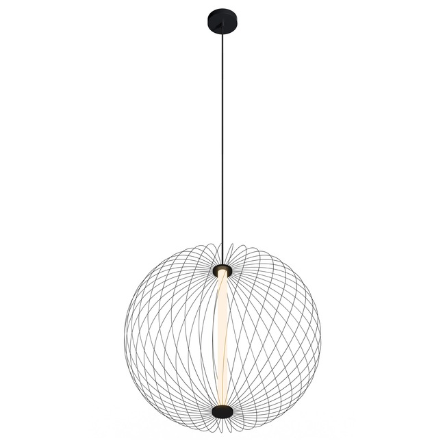 Wireframe Atom Round Pendant by Modern Lighting