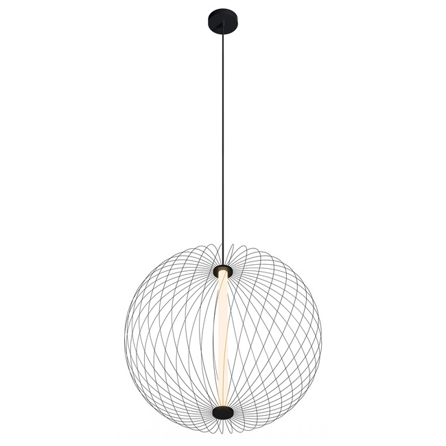 Wireframe Atom Round Pendant by Modern Lighting