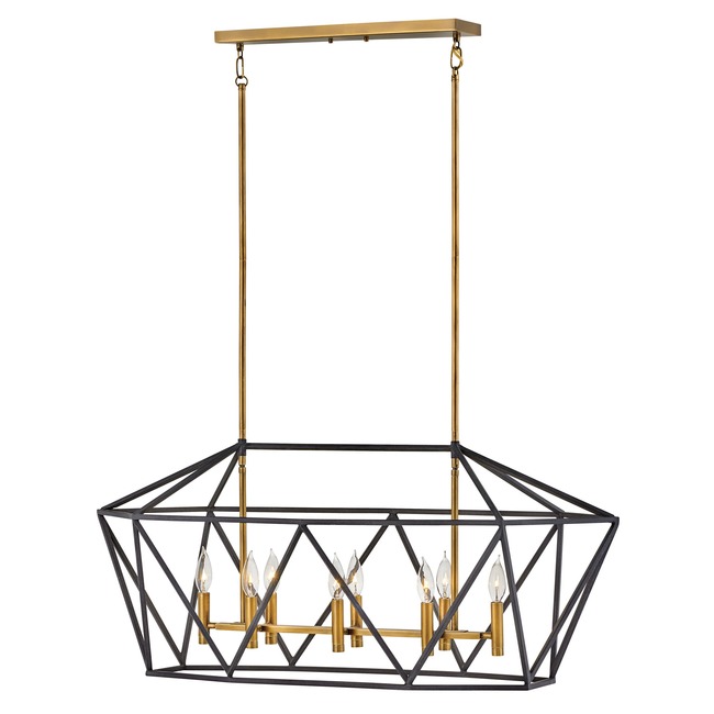 Theory Linear Chandelier by Hinkley Lighting