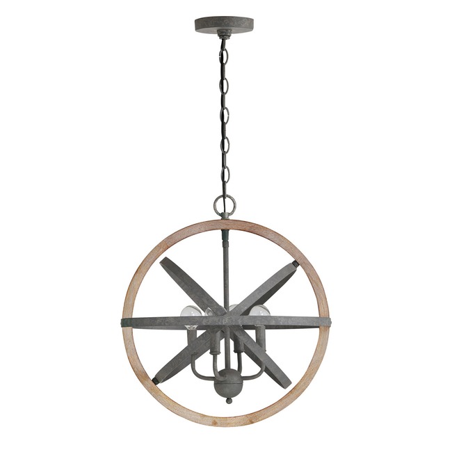 Ironwood Orb Pendant by Capital Lighting