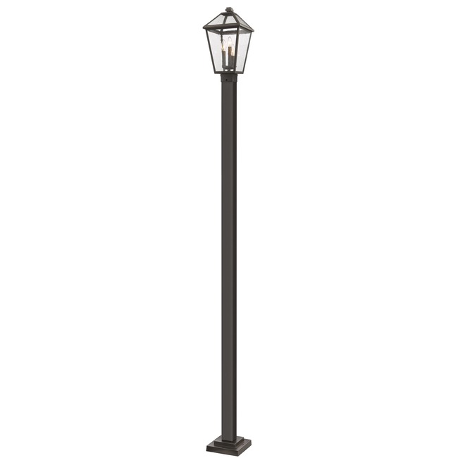 Talbot Outdoor Post Light with Square Post/Stepped Base by Z-Lite