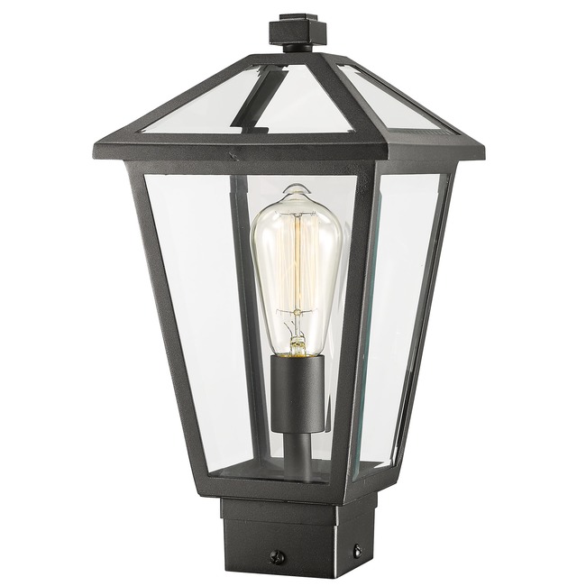 Talbot Outdoor Post Light with Square Fitter by Z-Lite