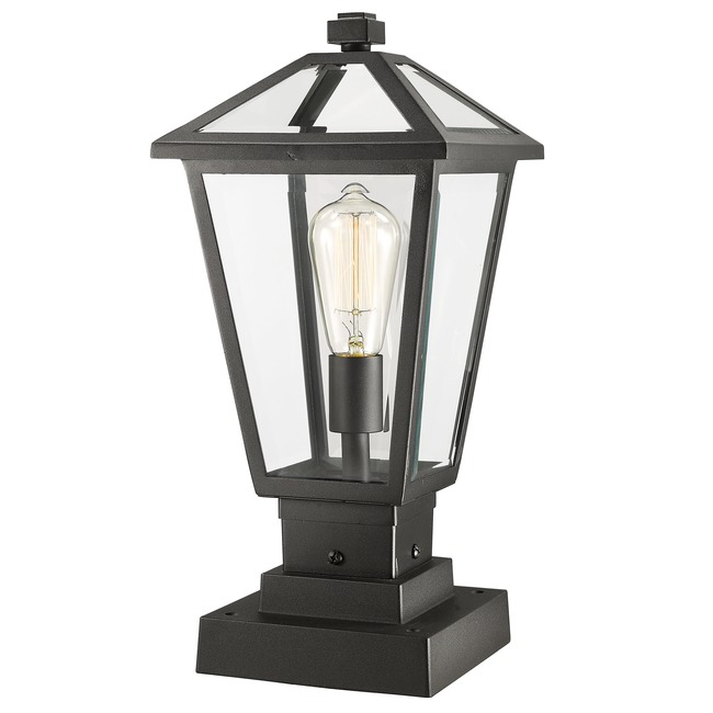 Talbot Outdoor Pier Light with Square Stepped Base by Z-Lite