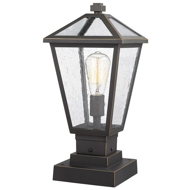 Talbot Outdoor Pier Light with Square Stepped Base by Z-Lite