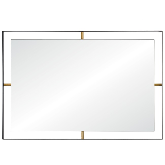 Framed Rectangle Wall Mirror by Rogue Decor