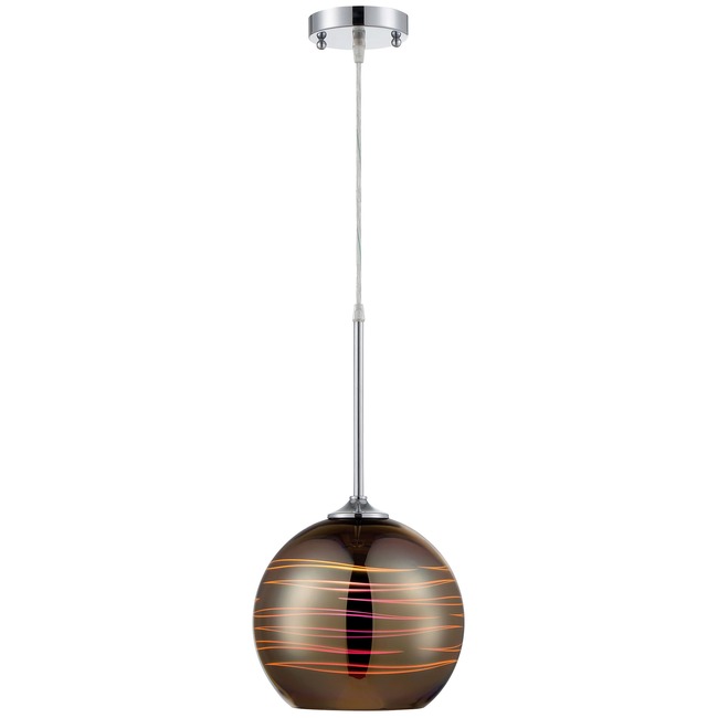 Spacey Striped Mini Pendant by Rogue Decor