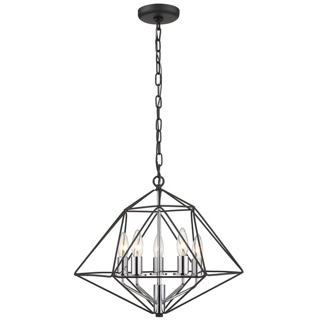 Geo Wide Chandelier by Z-Lite