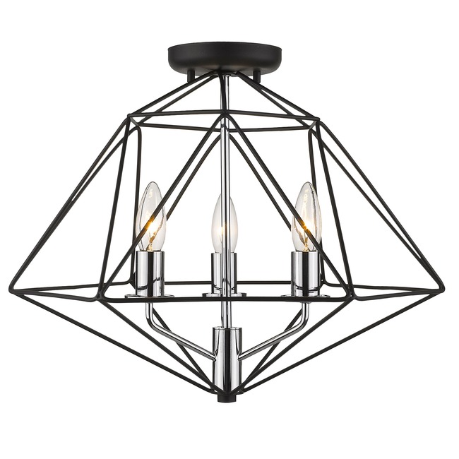 Geo Semi Flush Celling Light by Z-Lite