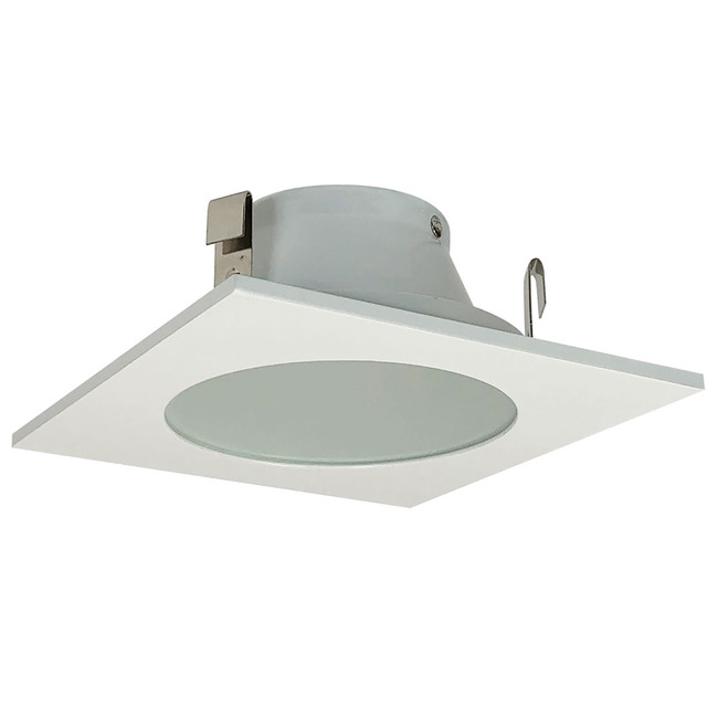 NL Series 4IN SQ Frosted Flat Lens Trim by Nora Lighting