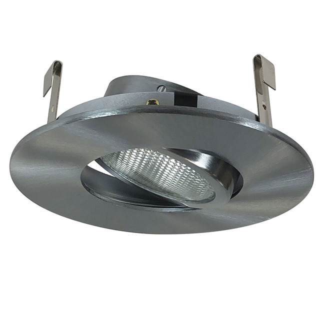 4IN Round Line Voltage PAR Surface Gimbal Trim by Nora Lighting