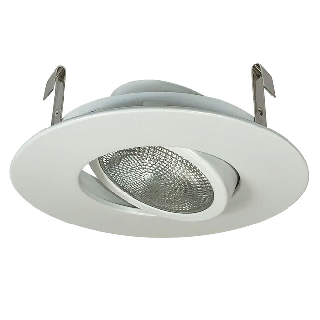 4IN Round Line Voltage PAR Surface Gimbal Trim by Nora Lighting