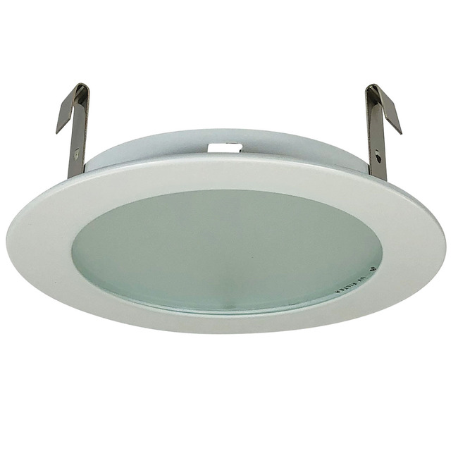 4IN Round Line Voltage PAR Trim with Frost Lens by Nora Lighting