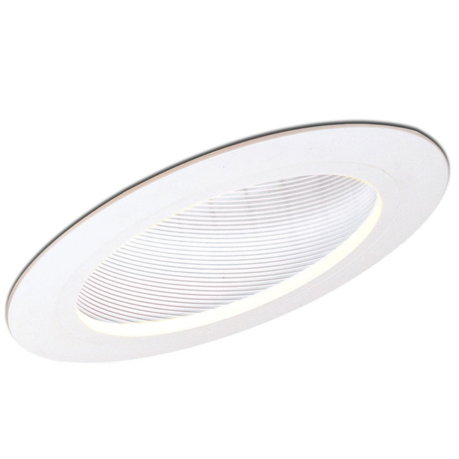 6IN Round Sloped Metal Baffle Trim by Nora Lighting