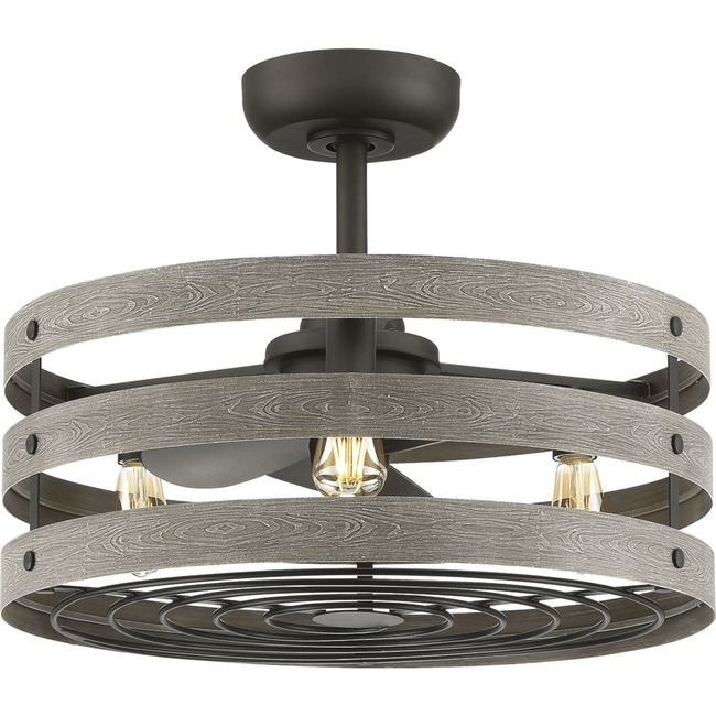Gulliver Ceiling Fan with Light by Progress Lighting