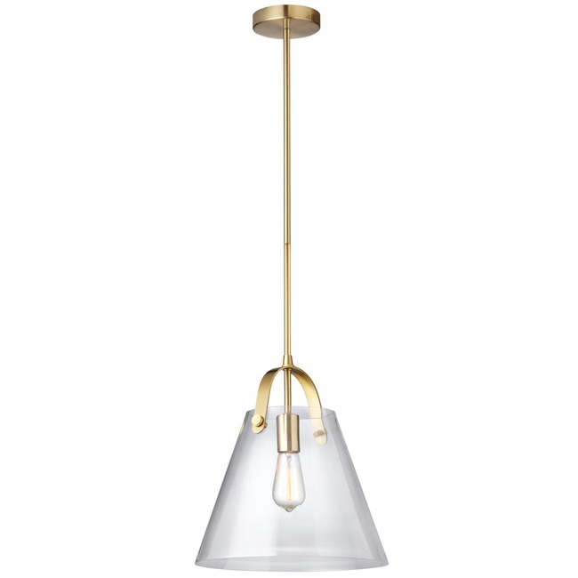 Glass Pail Pendant by Dainolite