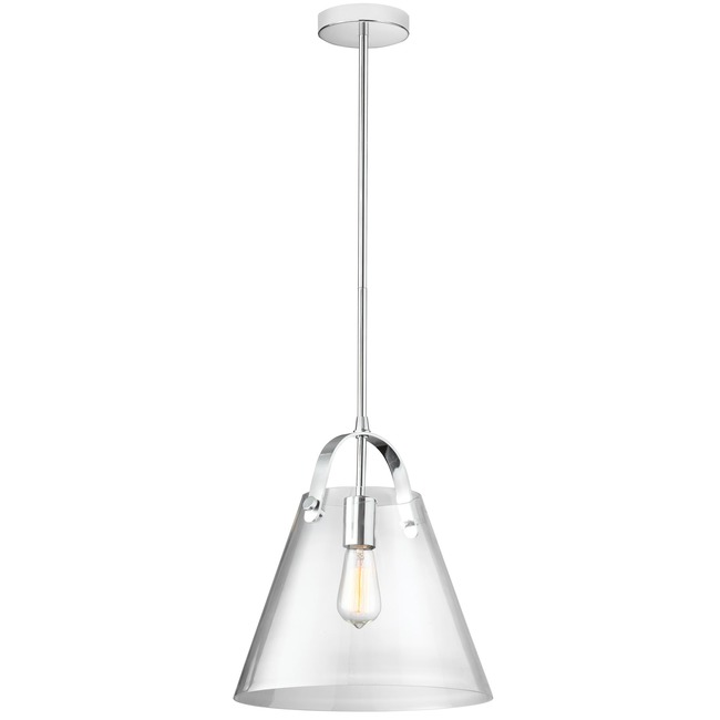 Glass Pail Pendant by Dainolite