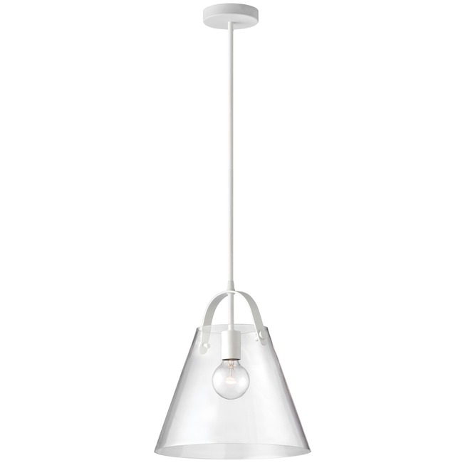 Glass Pail Pendant by Dainolite