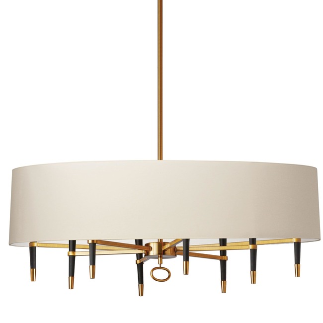 Langford Linear Chandelier With Shade by Dainolite