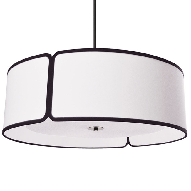 Notched Drum Pendant by Dainolite