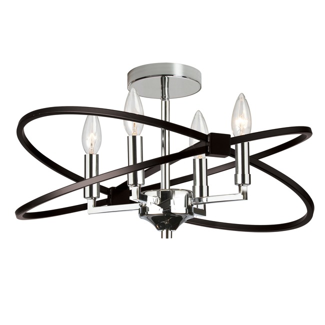 Paloma Semi Flush Ceiling Light by Dainolite