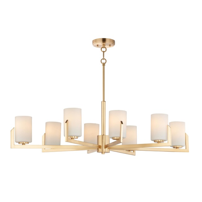 Dart Oval Chandelier by Maxim Lighting