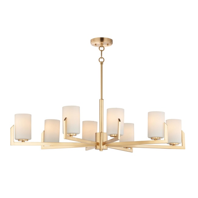 Dart Oval Chandelier by Maxim Lighting