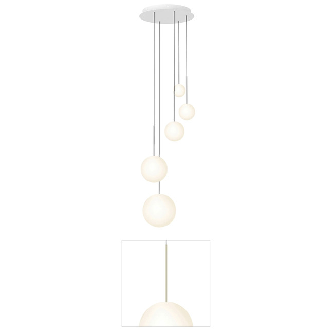 Bola Sphere Option 1 Chandelier by Pablo